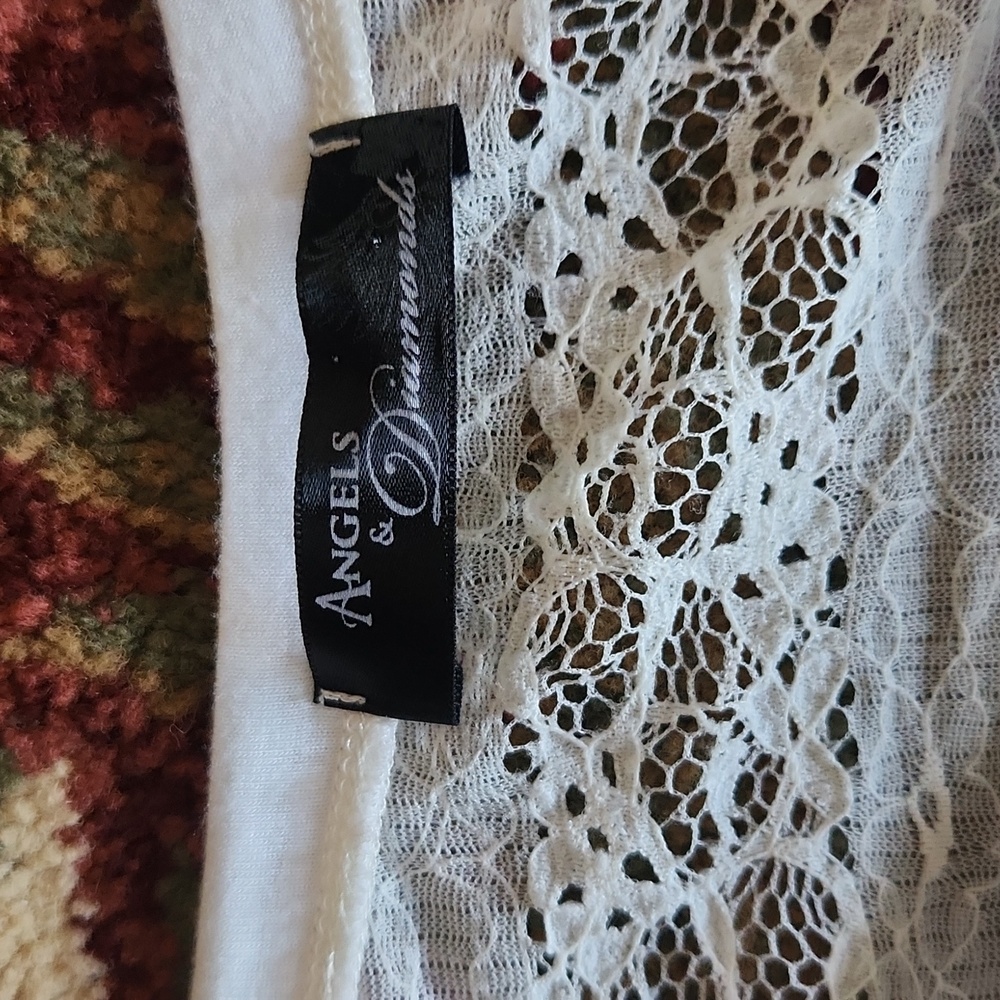 Angels & Diamonds bling sheer top - Picture 12 of 16